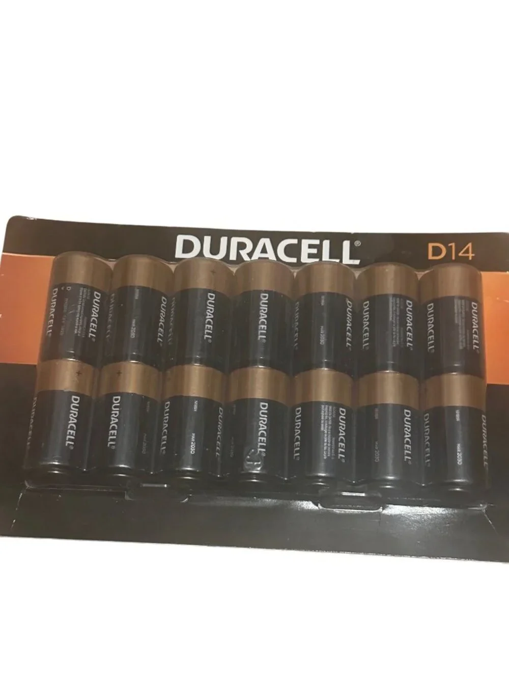 Duracell D Alkaline Batteries 14-Pack Long Lasting Power MN13TB D14 1.5V